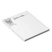 Engels notitieblok bulldog (Schuin)