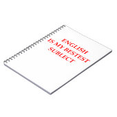 ENGELS NOTITIEBOEK (Linkerzijde)