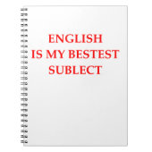 ENGELS NOTITIEBOEK (Voorkant)