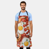 Engels ontbijt schort (Gedragen)