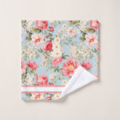 Engels platteland bloementuin bad handdoek (Wasdoekje)