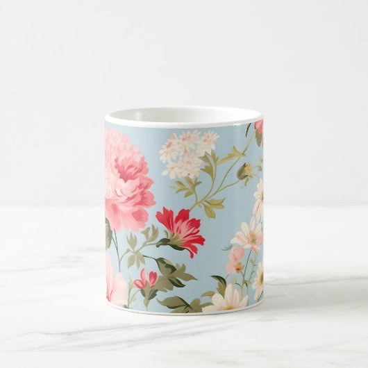 Engels platteland bloementuin koffiemok (Center)