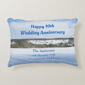 Engels platteland in de winter - Gepersonaliseerd Accent Kussen