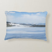 Engels platteland in de winter - Gepersonaliseerd Accent Kussen (Achterkant)