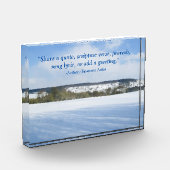 Engels platteland in de winter - Gepersonaliseerd Fotoblokken (Links)