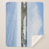 Engels platteland in de winter - Gepersonaliseerd Sherpa Deken (Voorkant)