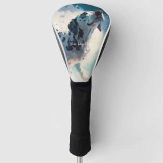 Engels Pointer hond zwemmen in water 003 Golfheadcover