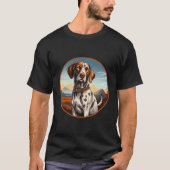 Engels Pointer Hondenras Schattige Dog Funny T-shirt (Voorkant)