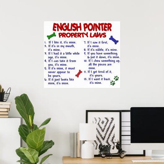 ENGELS POINTER PL2 POSTER (Thuiskantoor)