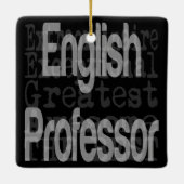 Engels professor Extraordinaire Keramisch Ornament (Achterkant)
