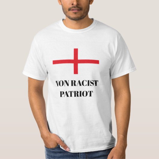 Engels Protest Patriot T-shirt (Voorkant)