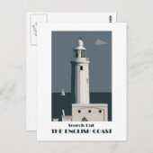 Engels retro-briefkaart van de Coast 1920s Briefkaart (Voorkant / Achterkant)