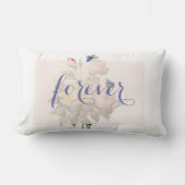 Engels Roos Butterfly Garden Weddenschap Forever Kussen (Voorkant)