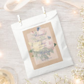 Engels Roos Butterfly Garden Wedding Bedankzakje (Geknipt)