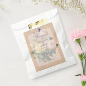 Engels Roos Butterfly Garden Wedding Bedankzakje (Gezegeld)