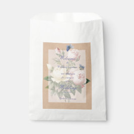 Engels Roos Butterfly Garden Wedding Bedankzakje