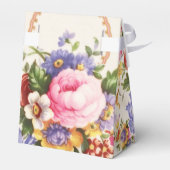 Engels Roos Garden High Tea Party Bedankdoosjes (Achterkant)