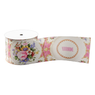 Engels Roos Garden Victoriaans Ribbon Grosgrain Lint