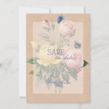 Engels Roos Garden Wedding SAVE the Date