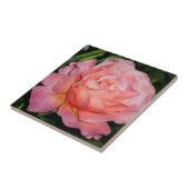 Engels Roos keramische tegel Tegeltje (Zijkant)