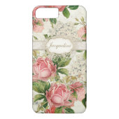  Engels Roos Lace in Hydrangea Floral Art Case-Mate iPhone Case (Achterkant)