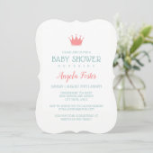 Engels Roos Union Jack Baby shower Kaart (Staand voorkant)