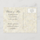 Engels Roos & Zilver sparen het Briefkaart van de  (Achterkant)