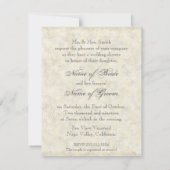 Engels Roos & Zilver Wedding of Vrijgezellenfeest Kaart (Achterkant)