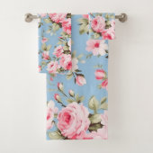  Engels roze rozen Bad Handdoek (Insitu)