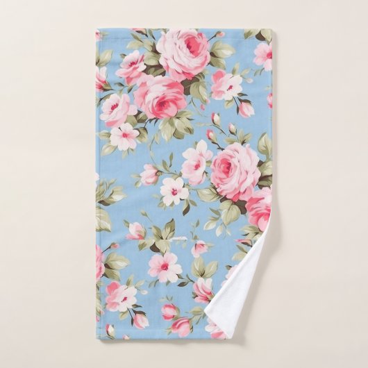  Engels roze rozen Bad Handdoek (Handdoek)