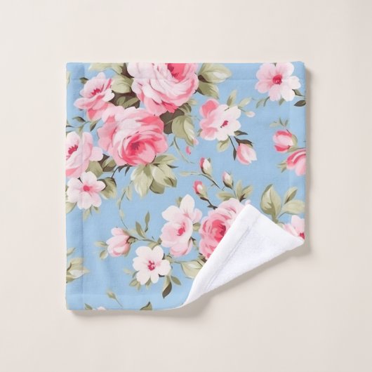  Engels roze rozen Bad Handdoek (Wasdoekje)
