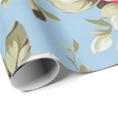  Engels roze rozen Cadeaupapier (Rol Hoek)