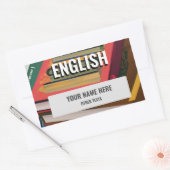 Engels School Onderwerp Sticker Label (Envelop)