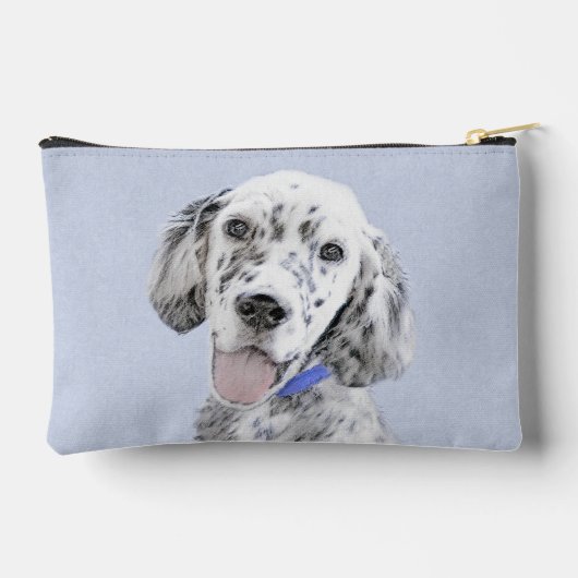 Engels Setter Blue Belton Schilderij Pet Dog Art Etui (Achterkant)