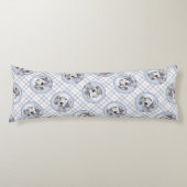 Engels Setter Blue Belton Schilderij Pet Dog Art Lichaamskussen (Voorkant)