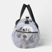 Engels Setter Blue Belton Schilderij Pet Dog Art Plunjezak (Rechts)