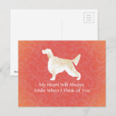 Engels Setter Denking You Pet Memorial Briefkaart (Voorkant / Achterkant)