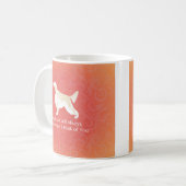 Engels Setter Denking You Pet Memorial Koffiemok (Voorkant links)