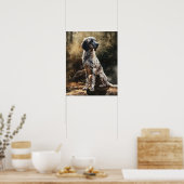 Engels Setter Dog Art Print Poster (Keuken)