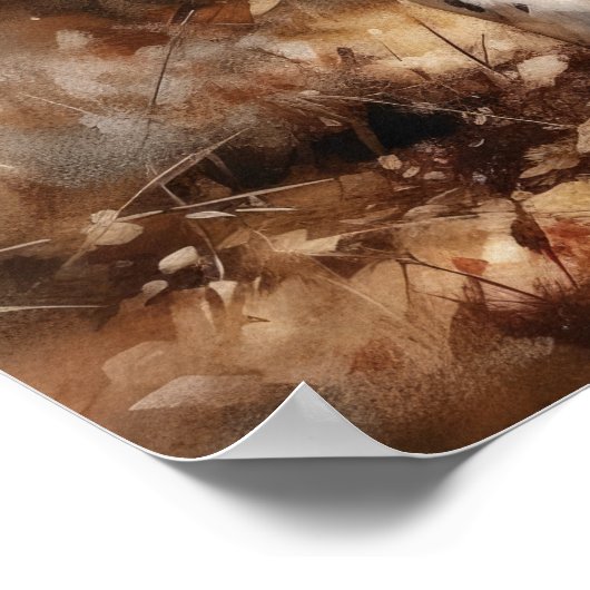 Engels Setter Dog Art Print Poster (Hoek)