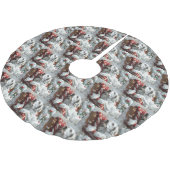 Engels Setter Dog Kerstfeest Kerstboom Rok (Gekanteld)