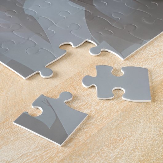 Engels Setter Dog Kerstfeest Legpuzzel (Zijkant)