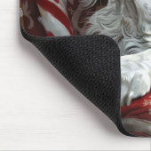 Engels Setter Dog Kerstfeest Muismat (Hoek)