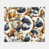  Engels Setter Illustratie Fleece Deken (Voorkant (Horizontaal))