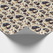 Engels Setter Naadloos Cadeaupapier (Hoek)