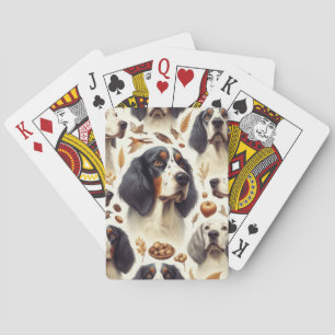  Engels Setter Naadloos Pokerkaarten