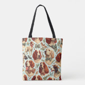  Engels Setter Naadloos Tote Bag (Achterkant)