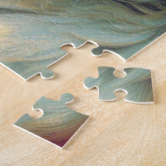  Engels Setter olieverfschilderij Legpuzzel (Zijkant)