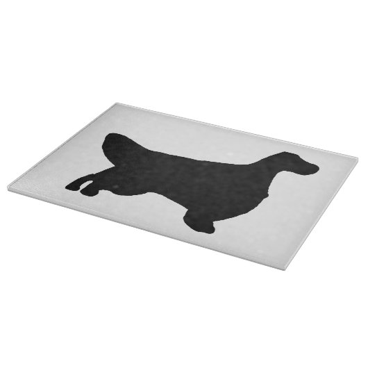 Engels Setter silo zwart Snijplank (Hoek)