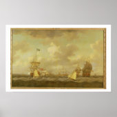 Engels Ships Coming to Anchor in a Fresh Breeze ( Poster (Voorkant)